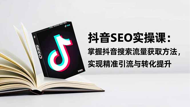抖音SEO实战引流课：掌握抖音搜索流量获取方法，实现精准引流与转化提升-轻创驿站