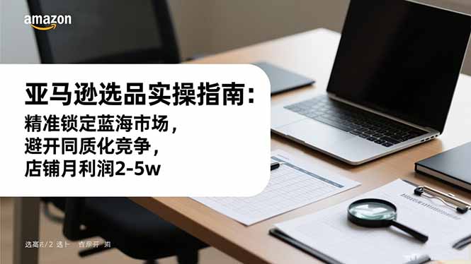 亚马逊选品实操指南：精准锁定蓝海市场，避开同质化竞争，店铺月利润2-5w-轻创驿站