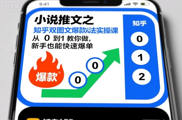 小说推文之知乎双图文爆款玩法实操课，从0到1教你做，新手也能快速爆单-轻创驿站